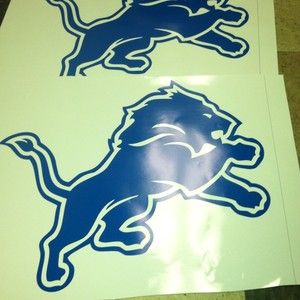 Detroit Lions Cornhole Board Decals 13x20 Stickers BEAN BAG TOSS