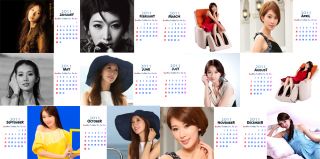 Taiwan HK 2011 Desktop Artist Calendar Lin ChiLing 林志玲