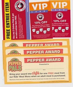 Panda Express Chilis Kids Meal Chinese Mexican Food Restaurant Gift 