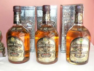 Vintage Chivas Regal Scotch Whisky 3 SEALED Bottles