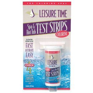 Leisure Time 45010 Chlorine Test Strips 100 Count 2 Bottles of 50 Each 