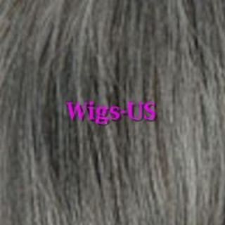 Wigs Gray Short Layered Wig with Tapered Back Color Choice