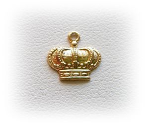 Brass Small Crown Charms Jewelry Findings BH