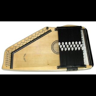 New Gold Tone Chord A Harp Solid 21 Chord Acoustic Electric Autoharp w 