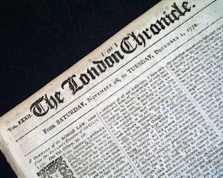 early choctaw indians pre rev war 1772 old newspaper