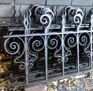   Ornamental Wrought Iron Fence Sections   Chicago area or MN Delivery