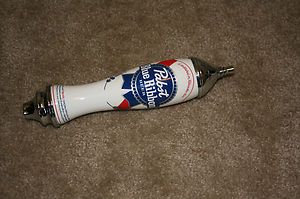 Vintage Pabst Blue Ribbon Beer 12 Tap Handle NEW in box Chrome Classic 