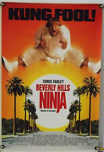   Hills Ninja DS Rolled Orig 1sh Movie Poster Chris Farley 1997