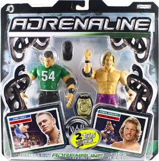 WWE Adrenaline 16 John Cena Chris Jericho Figure 2 PK