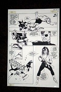 SCORPIO CONNECTION page Howard Chaykin Wolverine and Nick Fury