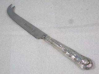   Silver Kings Pattern Handle Dining Table Cheese Knife Date 1970