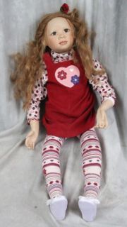   LIMITED EDITION OF ONLY 150 COLLECTIBLE SIGNED CHRISTINE ORANGE DOLL