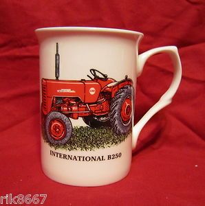 International B250 Tractor Fine Bone China Mug