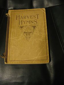 Vintage Song Book Harvest Hymns Singable Gospel Songs