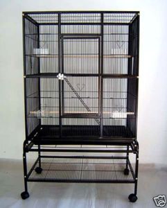 Large 32x20x53 Ferret Chinchilla Sugar Glider Rat Small Animal Cage A 