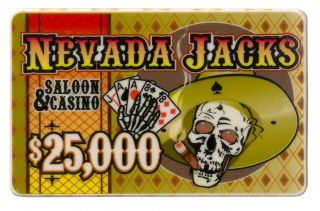 500 Ct Aluminum Case Nevada Jack Ceramic Poker Chip Set