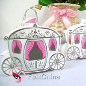10 Cinderella Carriage Wedding Party Gift Favour Boxes WED FBX H