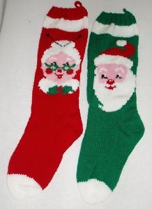 12 Styles   Personalized Hand Knit Christmas Stockings