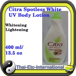 Citra White UV Spotless Whitening Lightening Pearl Body Lotion Pump