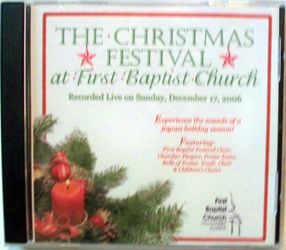 LIVE 1st Baptist Church Christmas Festival CD 2006 