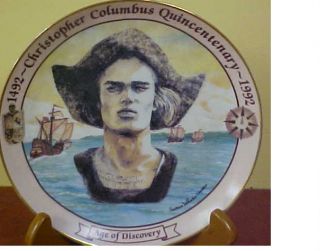 1991 Christopher Columbus Age of Discovery Plate