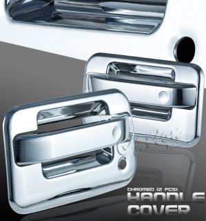 2004 2011 FORD F150 PICKUP ALL CHROME FRONT DOOR HANDLE COVERS PAIR