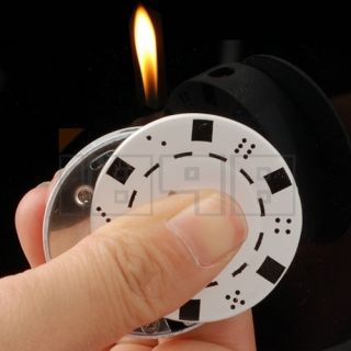  Designer Poker Chip Metal Cigarette Cigar Butane Lighter Torch