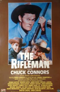 The Rifleman Original TV Poster Chuck Connors Vintage Classic