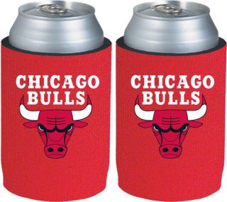 chicago bulls can koozie 2 pack
