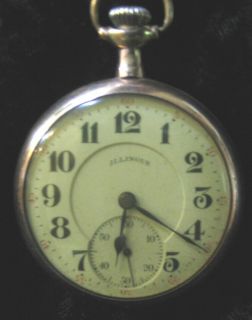 Vintage Illinois Pocket Watch ~ 17 jewels ~ circa 1920