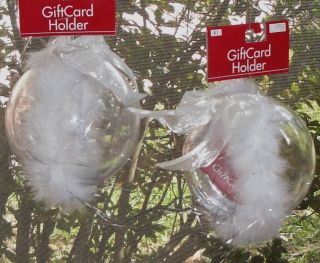  Christmas Bulbs Collectible Target Gift Card Holders Hangers Ornaments