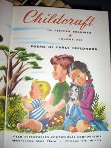 Childcraft Early Childhood Education Series 15 Volume Set 1954
