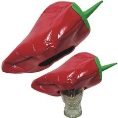 Red Chile Chili Pepper Hat Hot Spicy Jalepeno Costume
