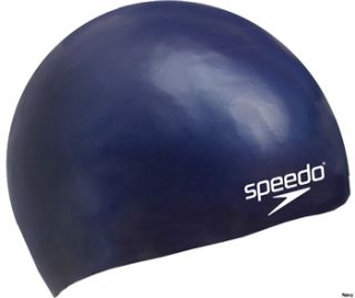Speedo Plain Moulded   Silicone Cap