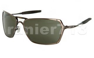 NEW Oakley Inmate Sunglasses Brushed Chrome/Grey