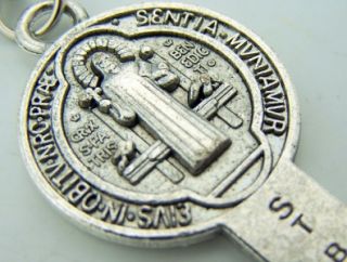 Needzo PLC Exorcism Protection Saint St Benedict 2 Pocket Key Pendant