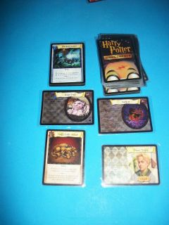 72 Harry Potter Trading Cards in Clear Plastic Sleeves