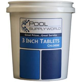 Chlorine Pool Tablets 50lb 3 Pool Sanitizer 99% Trichlor   B M L