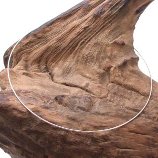 Must Have Slim Wire Hook 925 Silver Choker Necklace