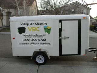 Garbage Can Cleaning Business Trailer Mobile Detailing