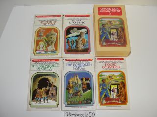 Vintage Choose Your Own Adventure Box Set 3 Cyoa 5 Book Lot 11 12 13