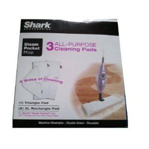New Shark Steam Pocket MOP Cleaning Pads Triangle XL Floor MOP Head