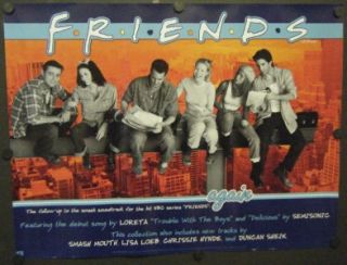Friends Again TV Show Soundtrack Promo Poster 1999 Jennifer Aniston