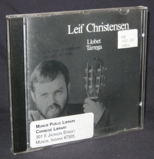 Leif Christensen Guitar Llobet Tarrega CD Denmark