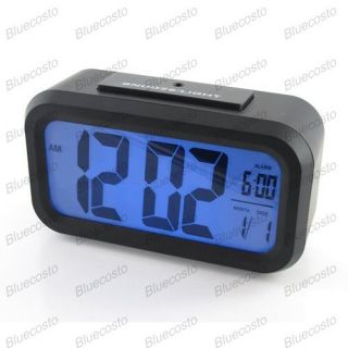  Large LCD Display Digital Backlight Calendar Alarm Clock New
