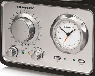 Crosley CR3010A BK Iduet Clock Radio iPod Dock New