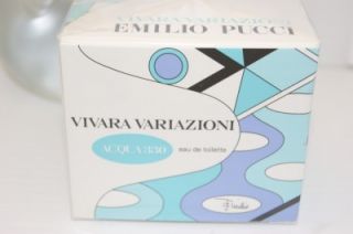 EMILIO PUCCI VIVARA VARIAZIONI ~ ACQUA 330 ~ EDT SPRAY FOR WOMEN 1.7