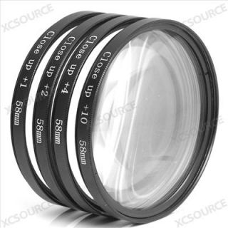 58mm Macro Close Up Filter Lens for Canon 450D 500D 1000D 1100D 550D