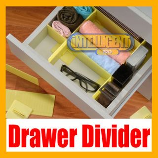 Changeable Grid Drawer Divider Organizer Closet Storage