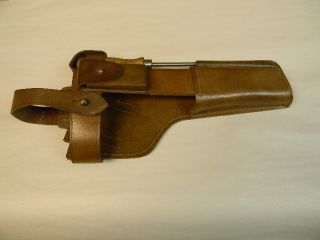 Mauser C96 Leather Holster with Cleaning Rod